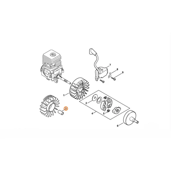 STIHL  Tuleja dystansowa 4140 162 9101
